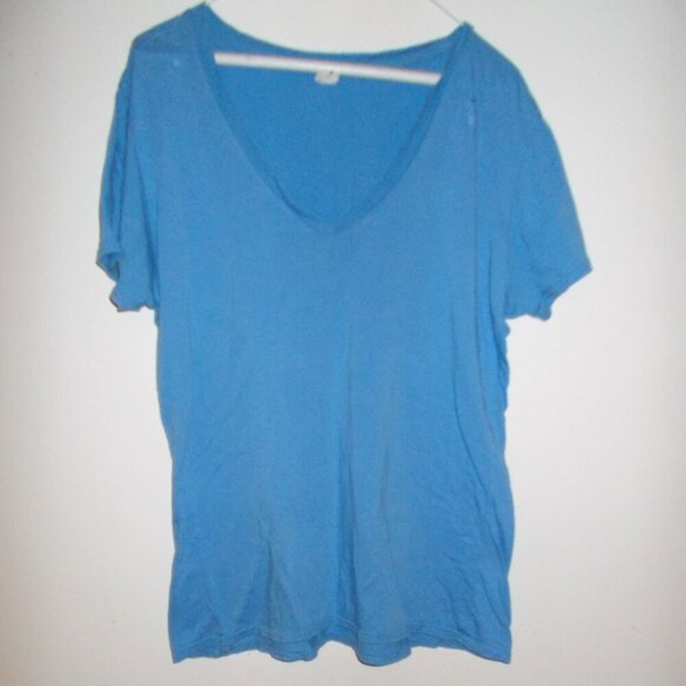 Jerico bamboo blue tee in XXL